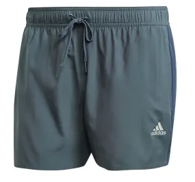 adidas 3 Stripe VSL Swim Shorts - Mens - Blue Oxi/Crew Navy