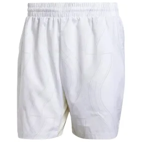 adidas Men's Club Graphic Short - White/Grey