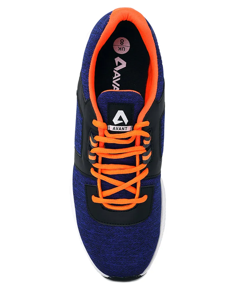 Avant Men's Zod Running and Workout Shoes - Navy/Orange