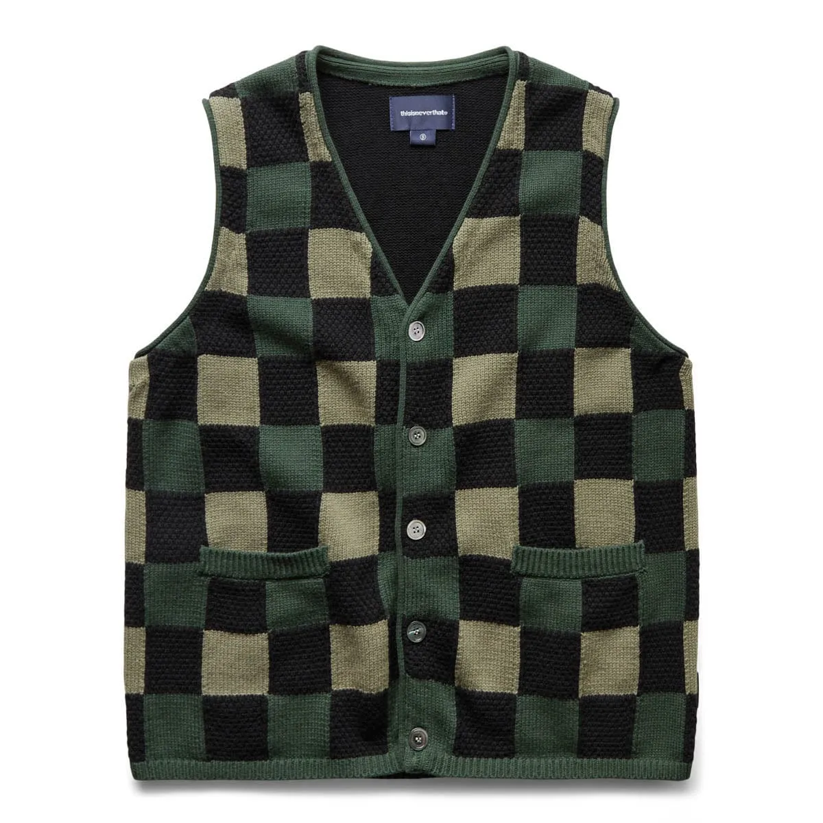 BLOCK KNIT VEST