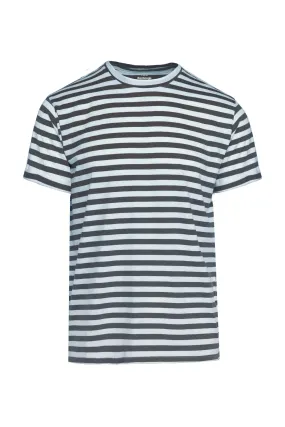 Bomboogie T-shirt da uomo in cotone a righe Jacquard TM7921TJTF2 297 poseidon blue