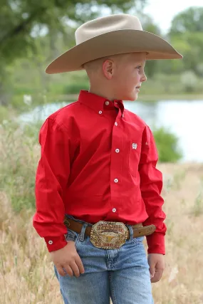 Cinch Red Children's Shirt