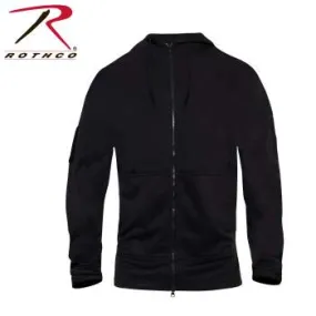 Concealed Carry Zippered Hoodie - Black