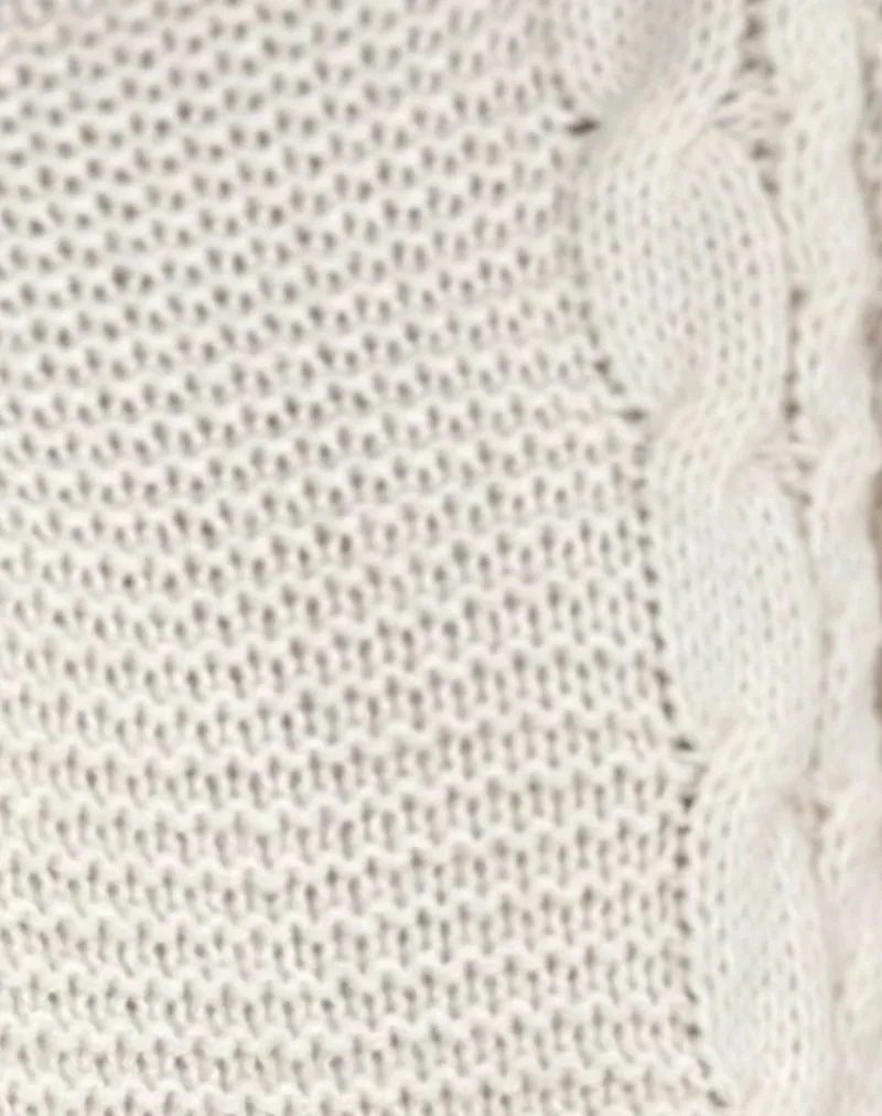 Emarti Jumper in Luxe Chunky Knit Ivory