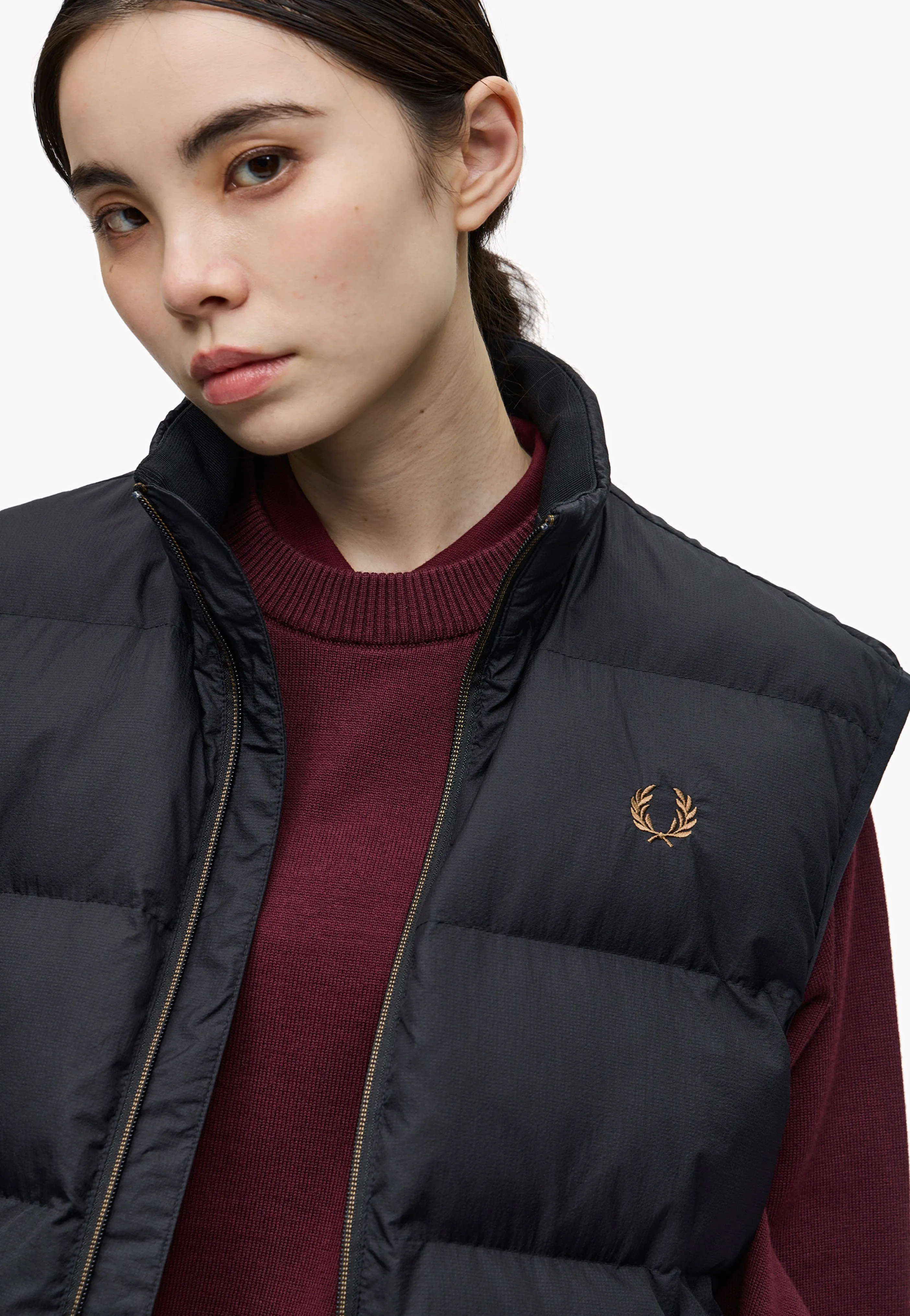 Fred Perry - Insulated Gilet Black - Vest