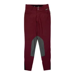 Kerrits 'Crossover II' Breeches in Merlot - Women's Small