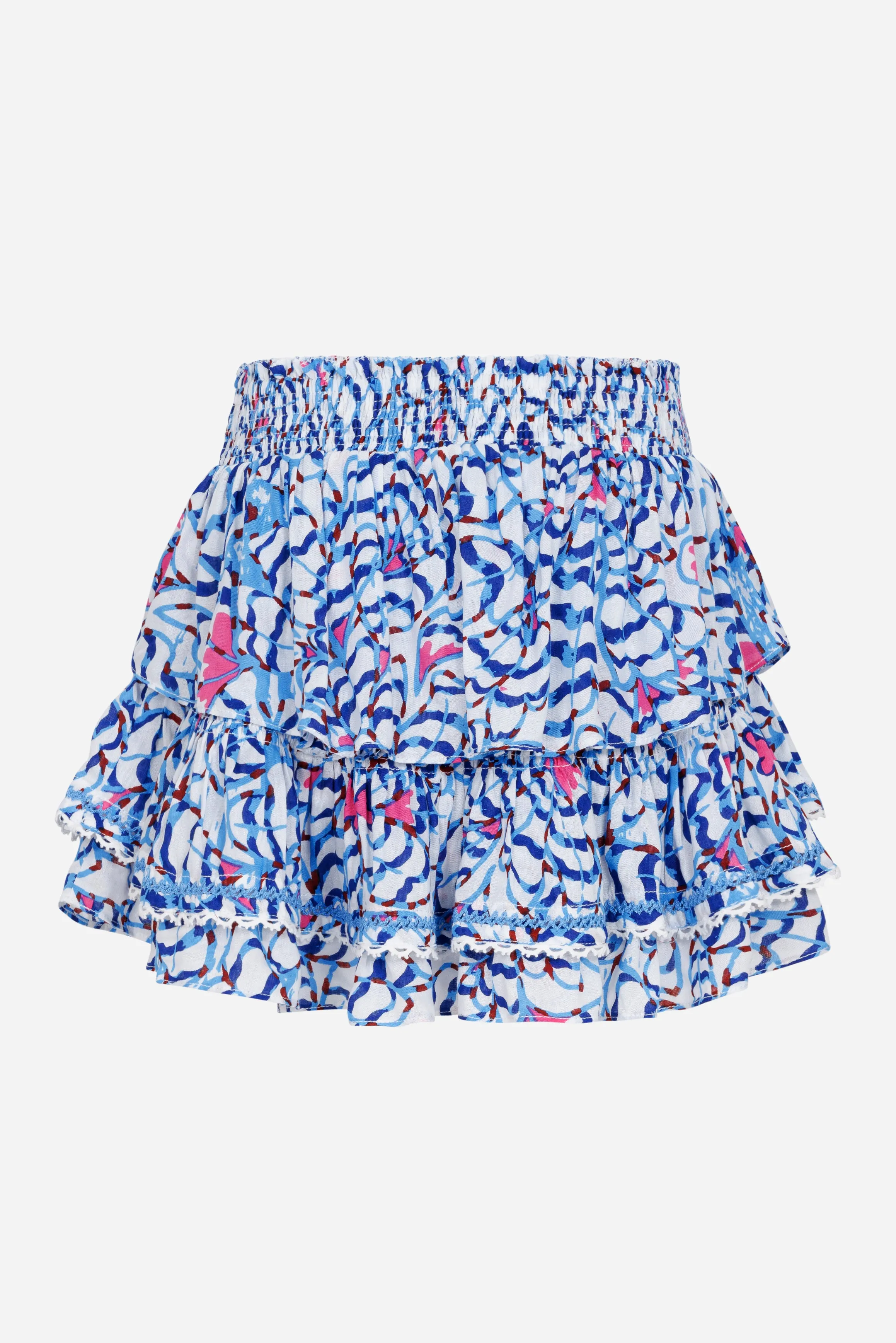 Kids Mini Skirt Ariane - Blue Wings Flower