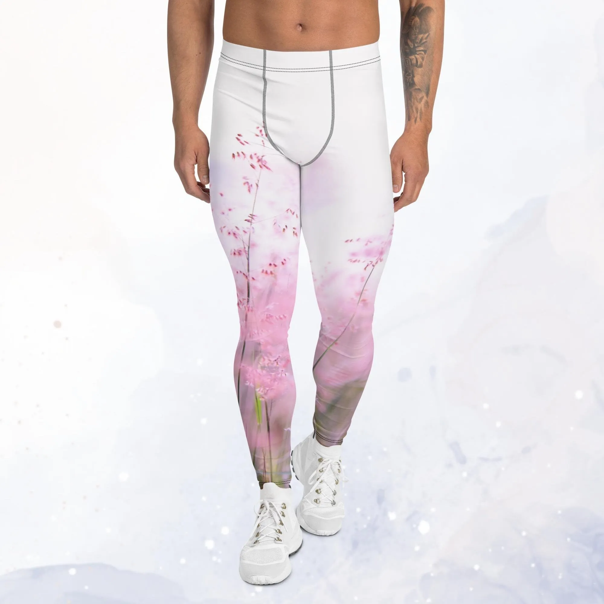 Lavender Fields Mens Leggings