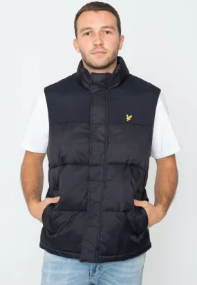 Lyle & Scott - Wadded Gilet Jet Black - Vest