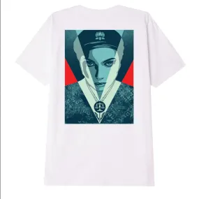 Obey T-shirt Justice Activist 165262975 white