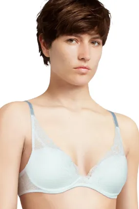 Passionata Brooklyn Plunge T-Shirt Bra, Blue Ballade (5701)