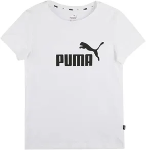 Puma T-shirt da ragazza manica corta ESS Logo Tee G 587029 02 white