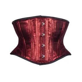 Scarlet Mist Corset, Hourglass Silhouette, Short