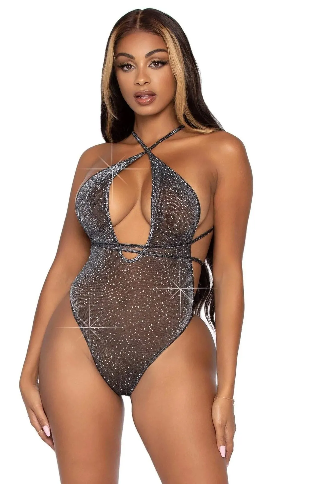 Seductive V Glitter Boddy Teddy