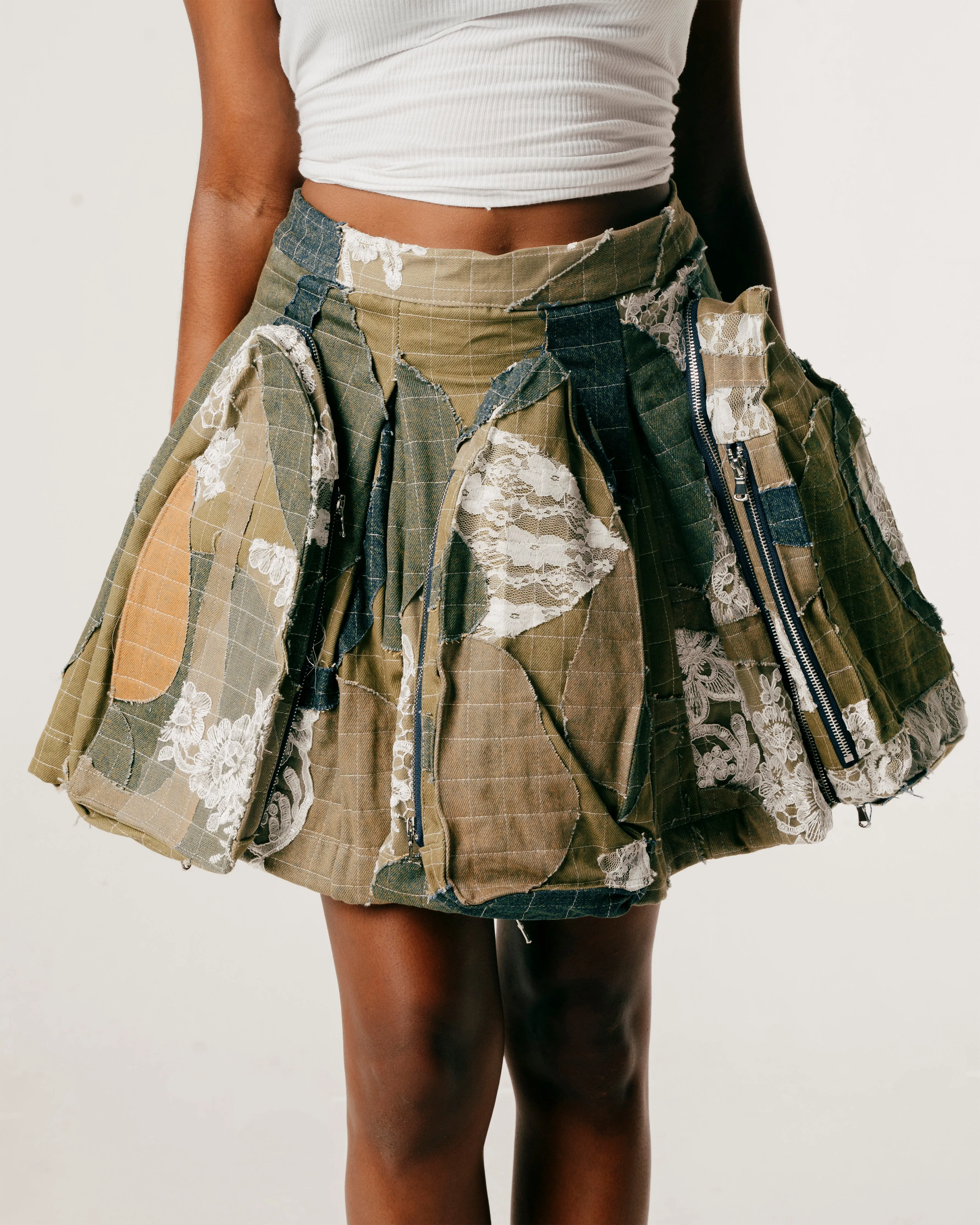 WOMEN'S POCKET CARGO SKIRT